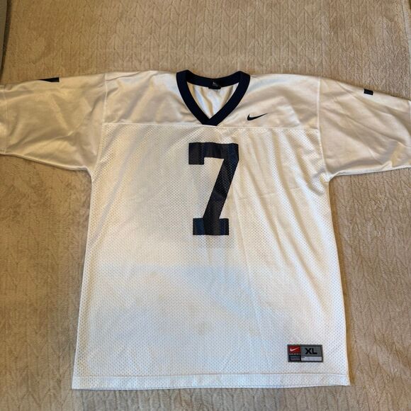 Vintage Nike 2002 Penn State Nittany Lions Zack Mills Football Jersey XL - Picture 1 of 6